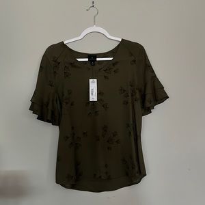 Worthington floral blouse